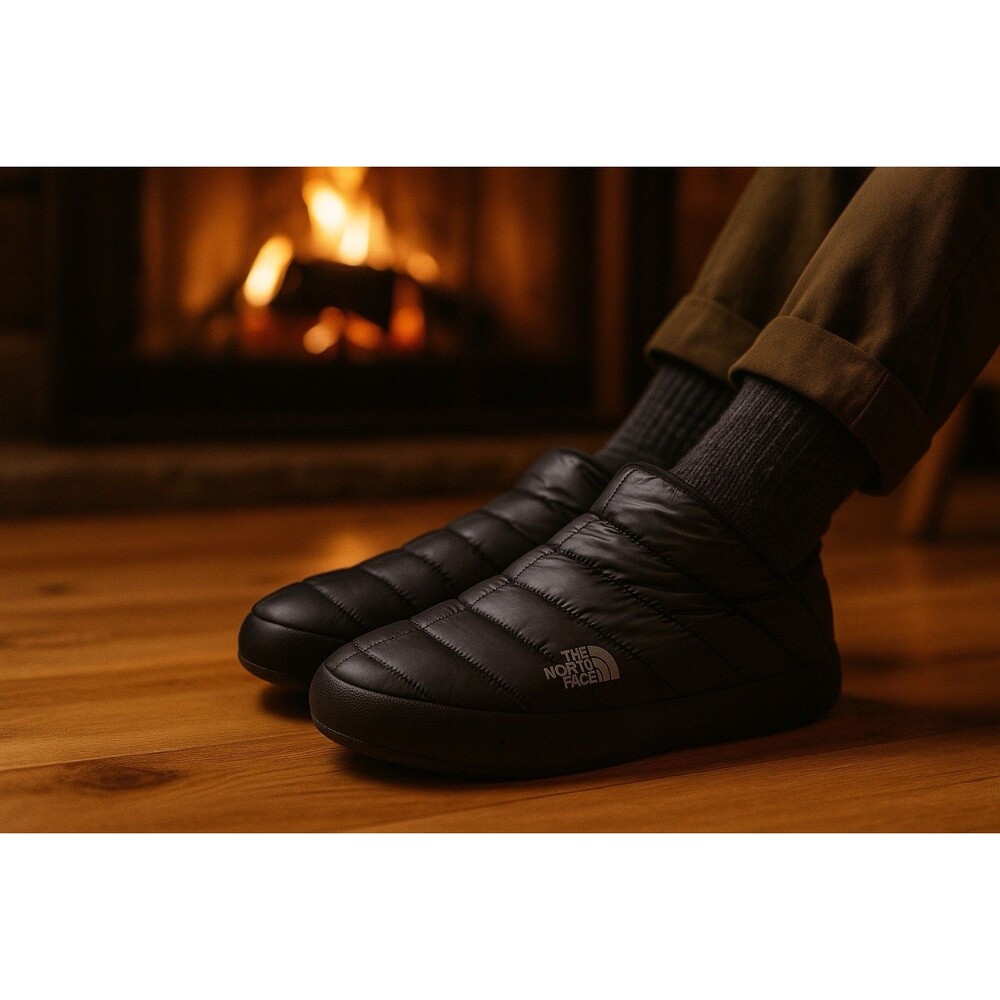 The North Face ThermoBall Traction Mule V Men’s 9 Black Down Slippers